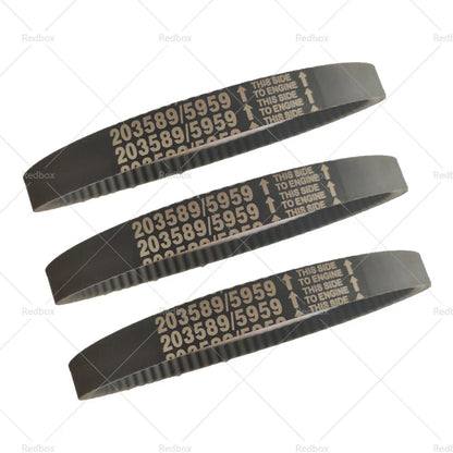 3PCS Drive Belt for 30 Series Comet TAV2, Manco 5959, KT196