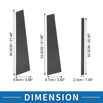 Carbon Fiber Door Pillar Window Trim for Land Rover Discovery LR4 (2010-2016)