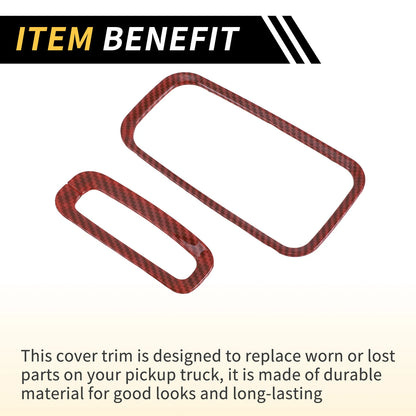 Center Console Gear Shift Ring Panel Cover Trim for Jeep Wrangler JK (2007-2018)