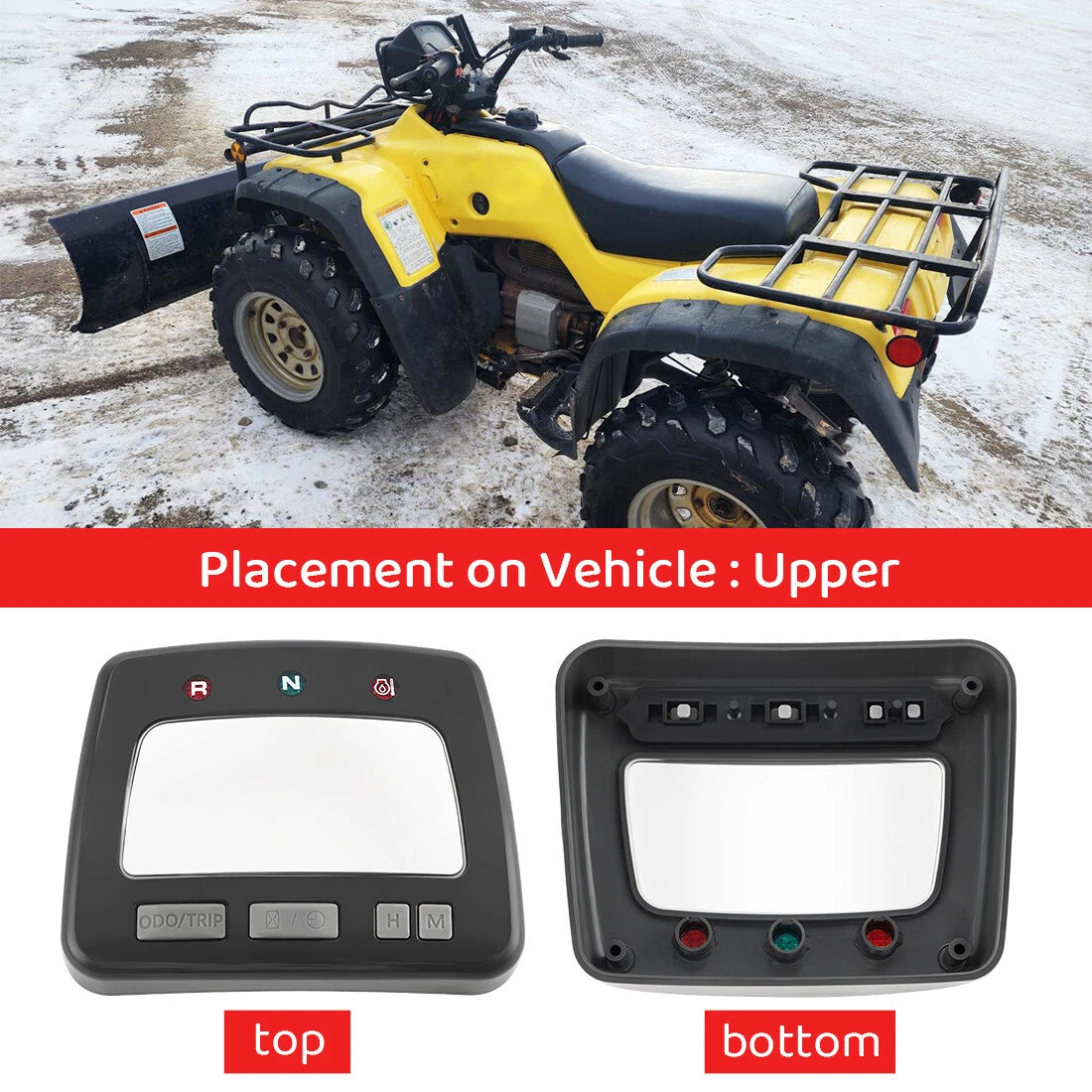 Speedometer Dash Upper Cover for Honda Foreman (1998–2001)