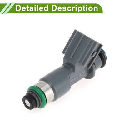 Fuel Injector 16450R70A01 for Honda Accord (2008-2017) 1 Pc Gray