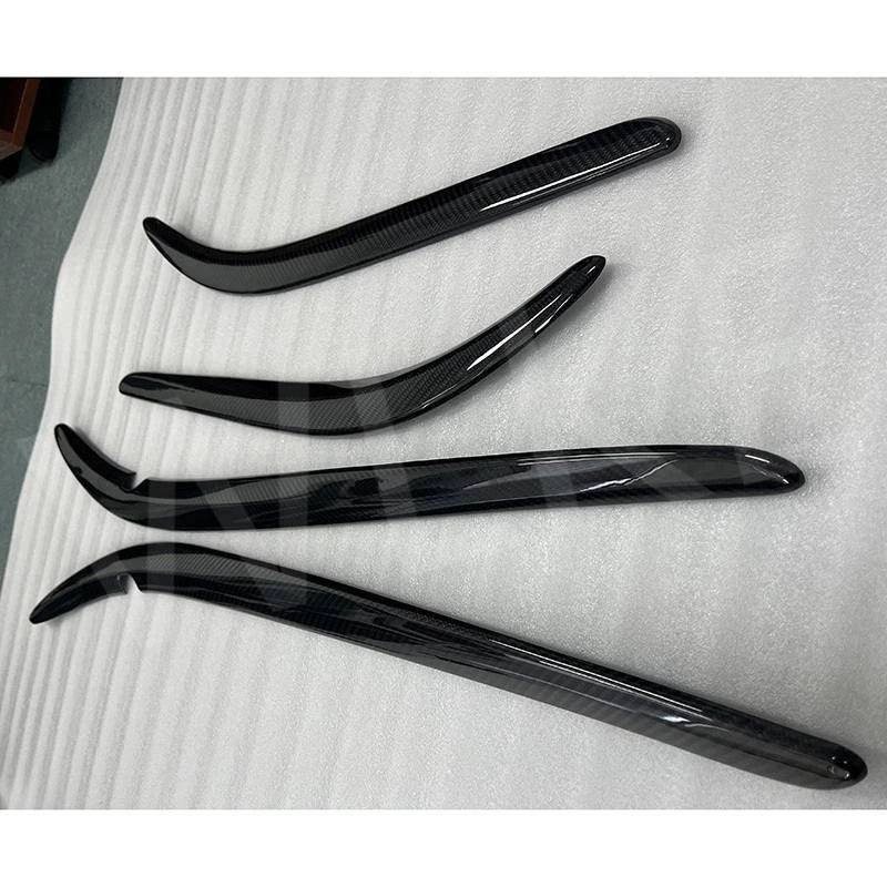 Full Carbon Fiber Inner Door Panel Strip Cover for Maserati GranTurismo GC 08-19