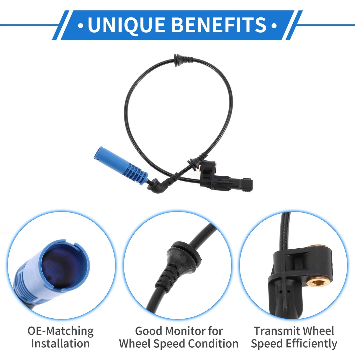 ABS Wheel Speed Sensor for BMW 325Ci (2001-2006) Front Right