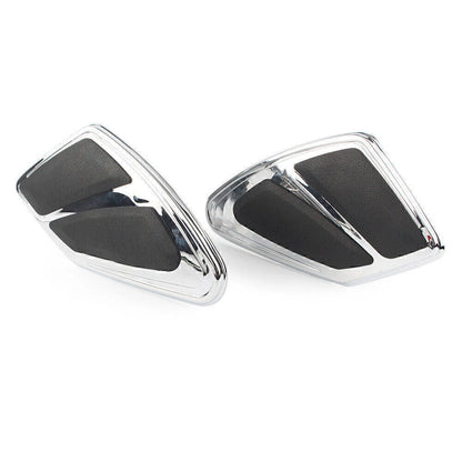 2 x Chrome Tank Trim Knee Pads for Honda Goldwing GL1800 F6B (2012-2017)