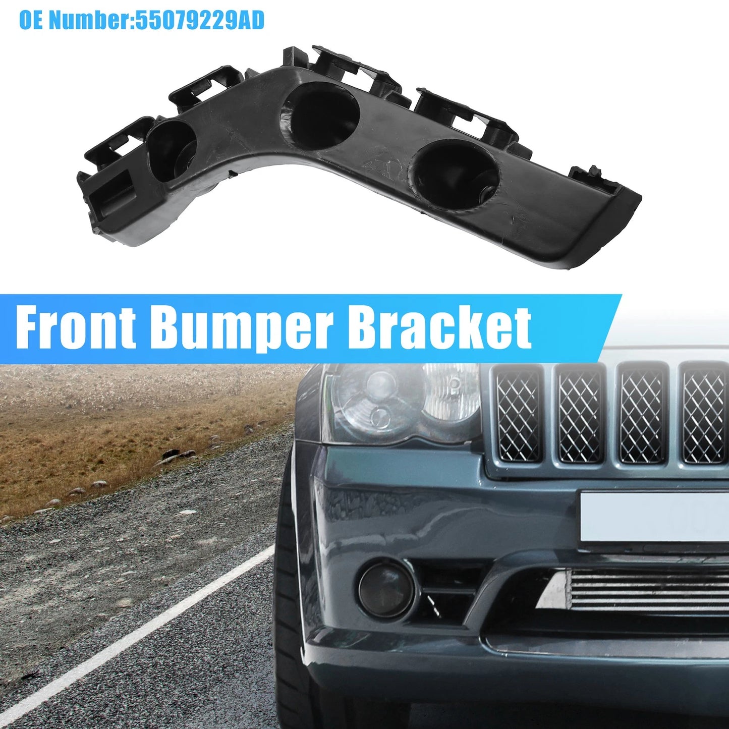 Front Right Bumper Cover Bracket for Jeep Grand Cherokee (2011-2023)