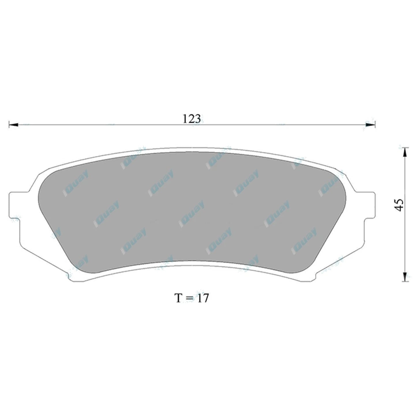 Rear Disc Brake Pads for Toyota Landcruiser UZJ100R 1998-2007 4X4 V8 2UZ-FE