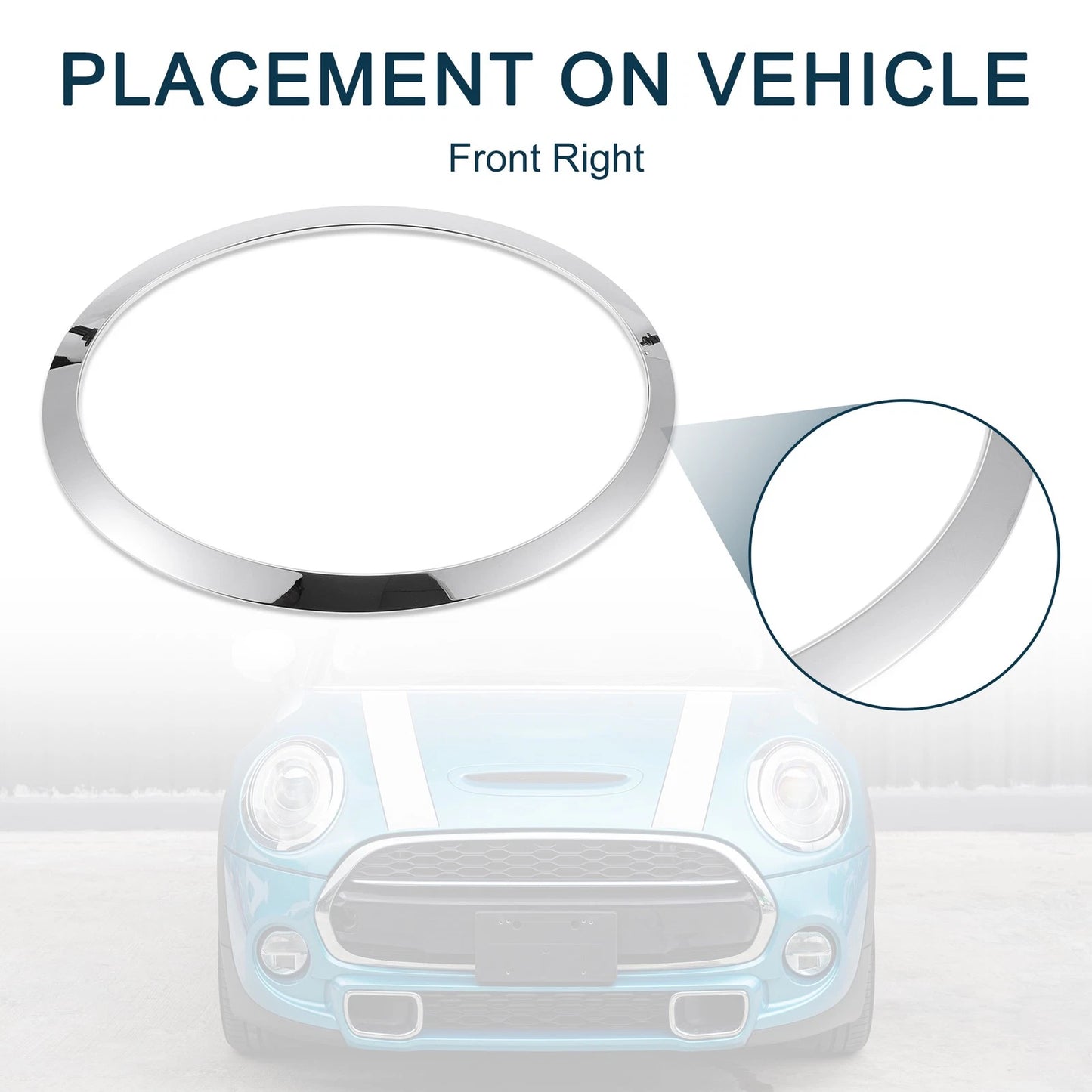 Front Right Headlight Trim Bezel for Mini Cooper (2014-2024)