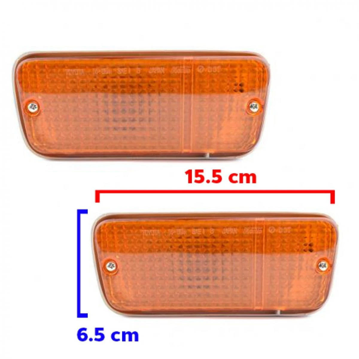 Front Bumper Light Lamp Pair Fits Toyota Corolla KE70 TE71 KE73 SED 1979-83 D06