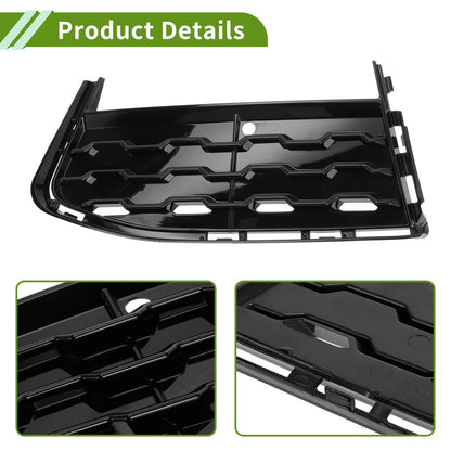 Front Left Fog Light Grill for BMW 7 Series (2015-2020) - 1 x Black Lens
