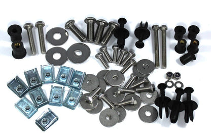 66 pcs Stainless Steel Bolts Washers Nuts Clips for Elise VX220