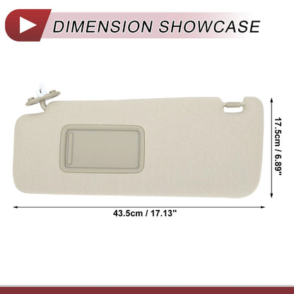 Car Sun Visor for Toyota 4Runner Left Driver Side 2010-2023