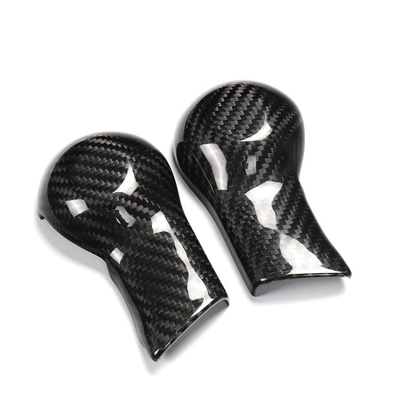Red Real Carbon Fiber Gear Shift Head Cover Knob Trim fit For Camaro 2010-2015