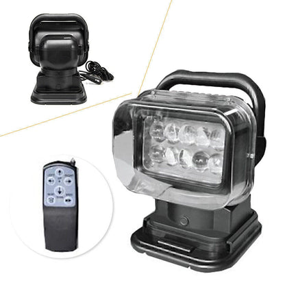 50W 360�� LED Remote Control Search Light for Camping, Magnetic Base