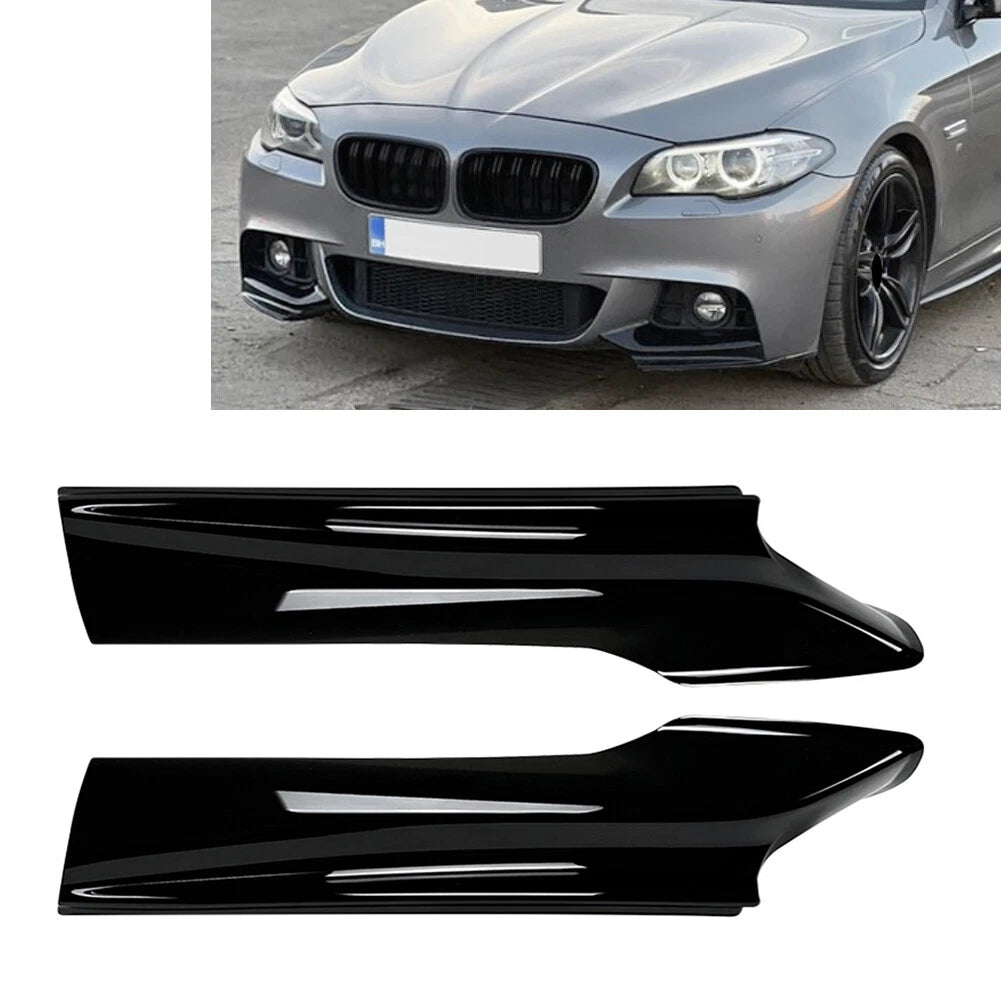ABS Front Splitter Lip Corners for BMW 5 Series F10 F11 M Sport (2011-2017)