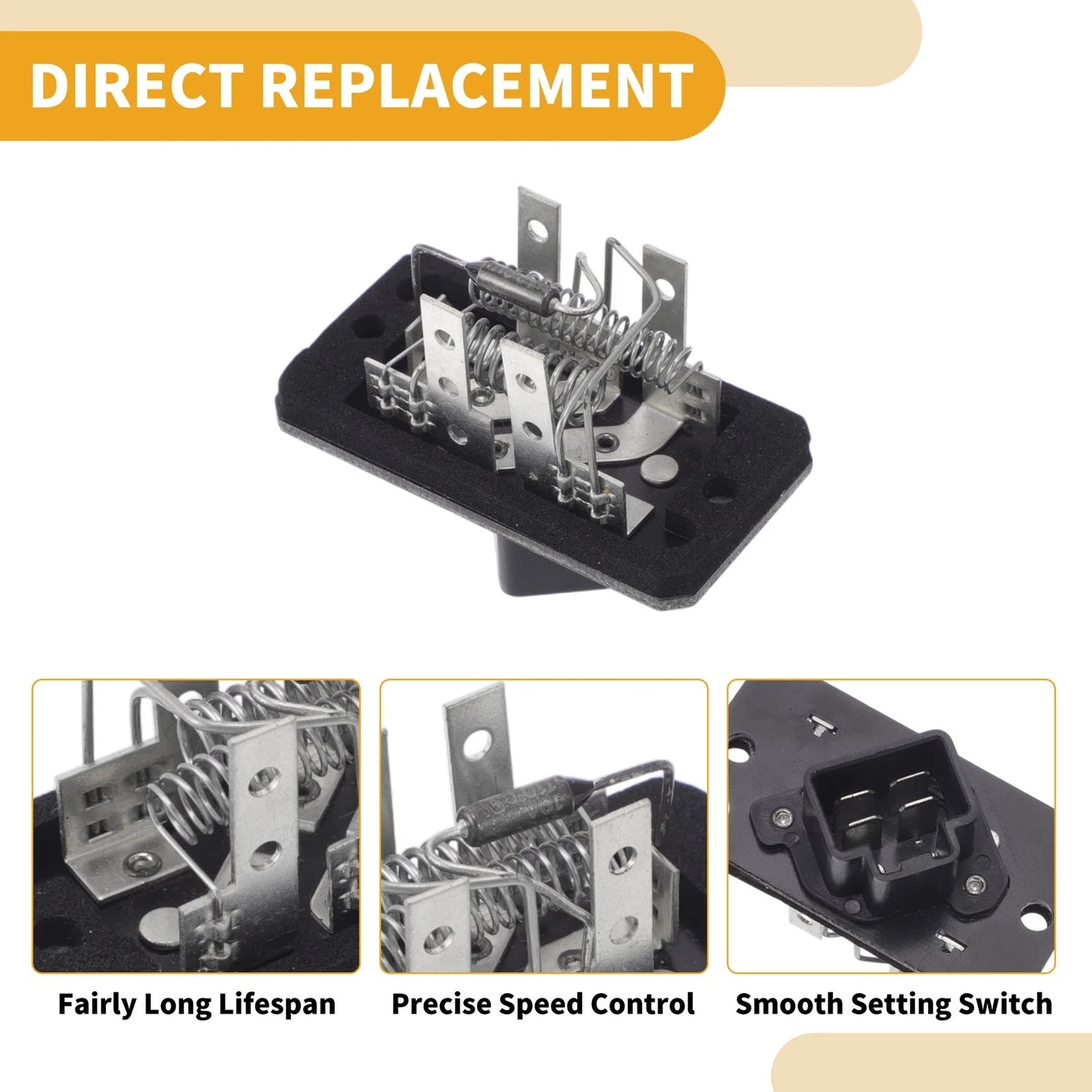 Blower Motor Resistor for HVAC (SW11348C) - Compatible with Various Models