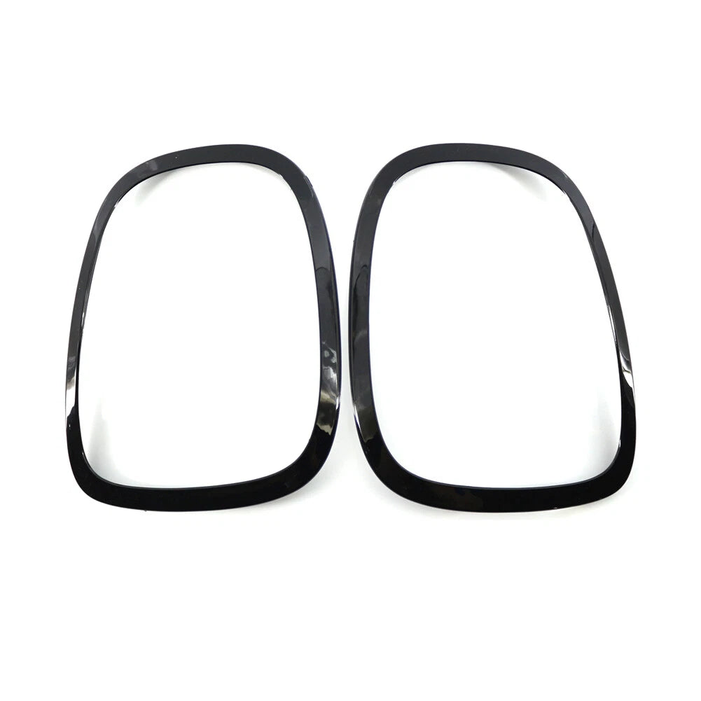 Gloss Black Headlight & Taillight Rings Trim for 2014-2021 Mini Cooper F55/F56/F57