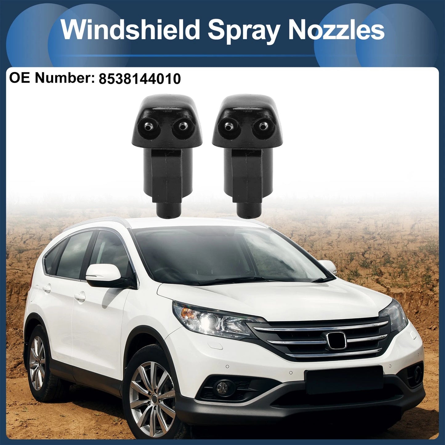 Windshield Washer Nozzle 1Set for Toyota