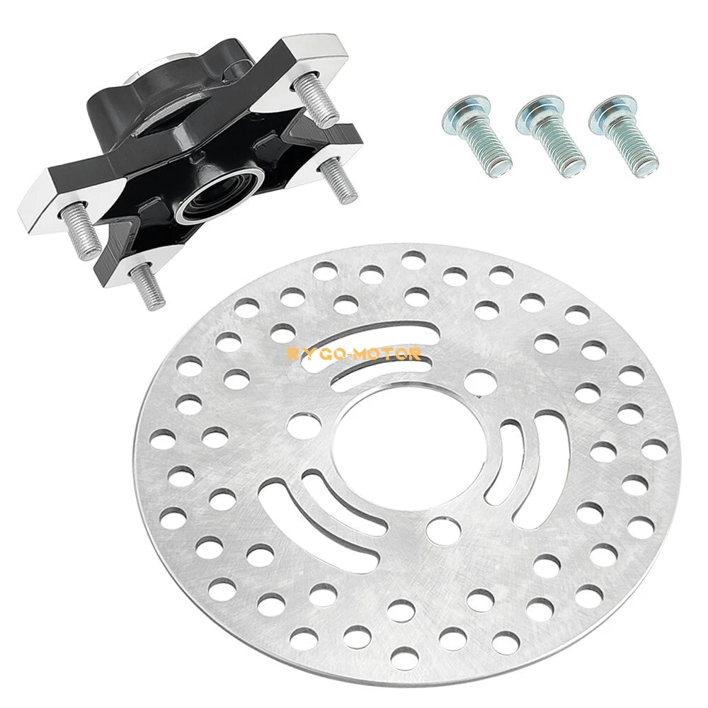 Front Wheel Hub & Brake Rotor Assy for Suzuki LT-Z250 QuadSport Z (2004–2009)
