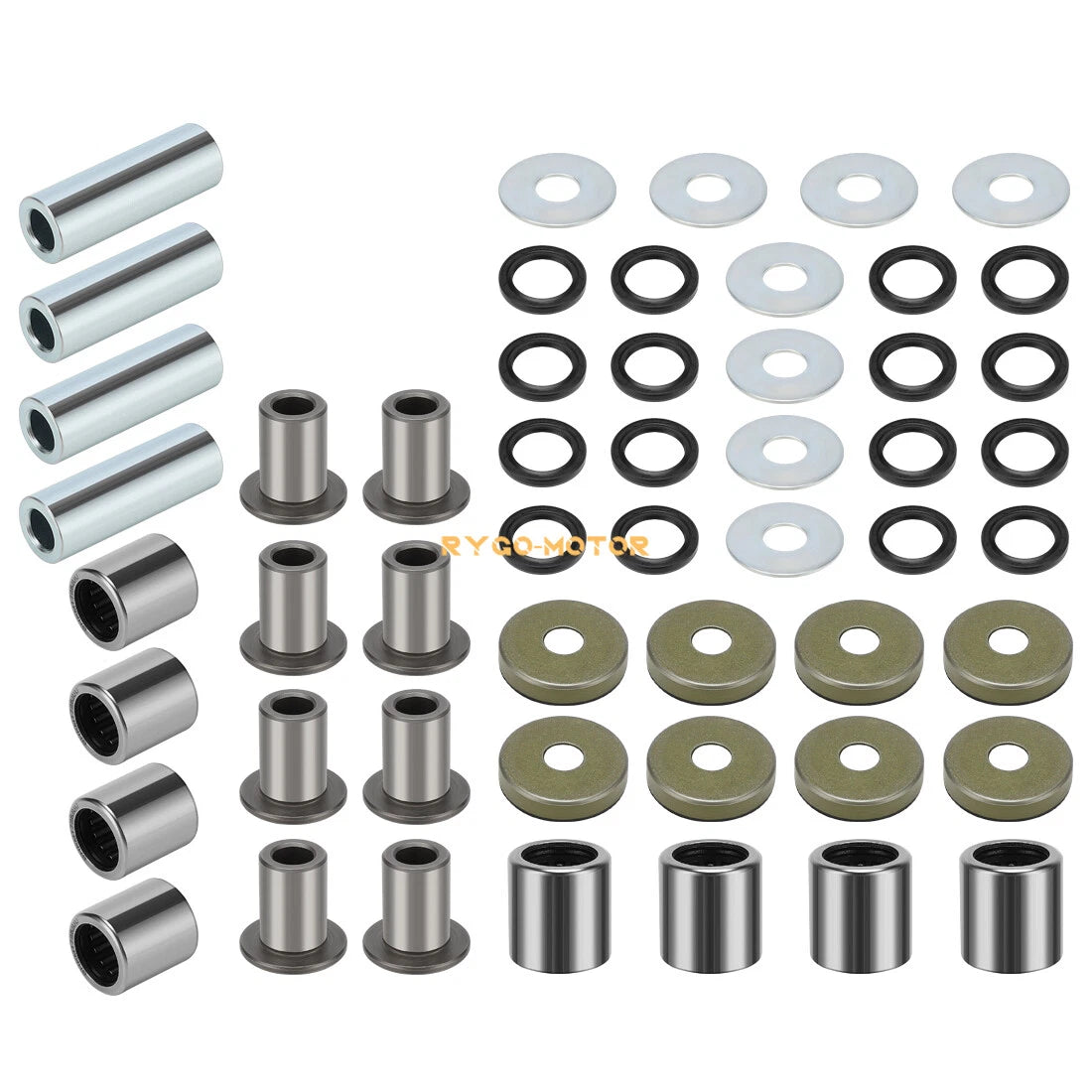 2 x Front Upper & Lower A-Arm Bushing Seals for Kawasaki KFX400 (2003–2006)