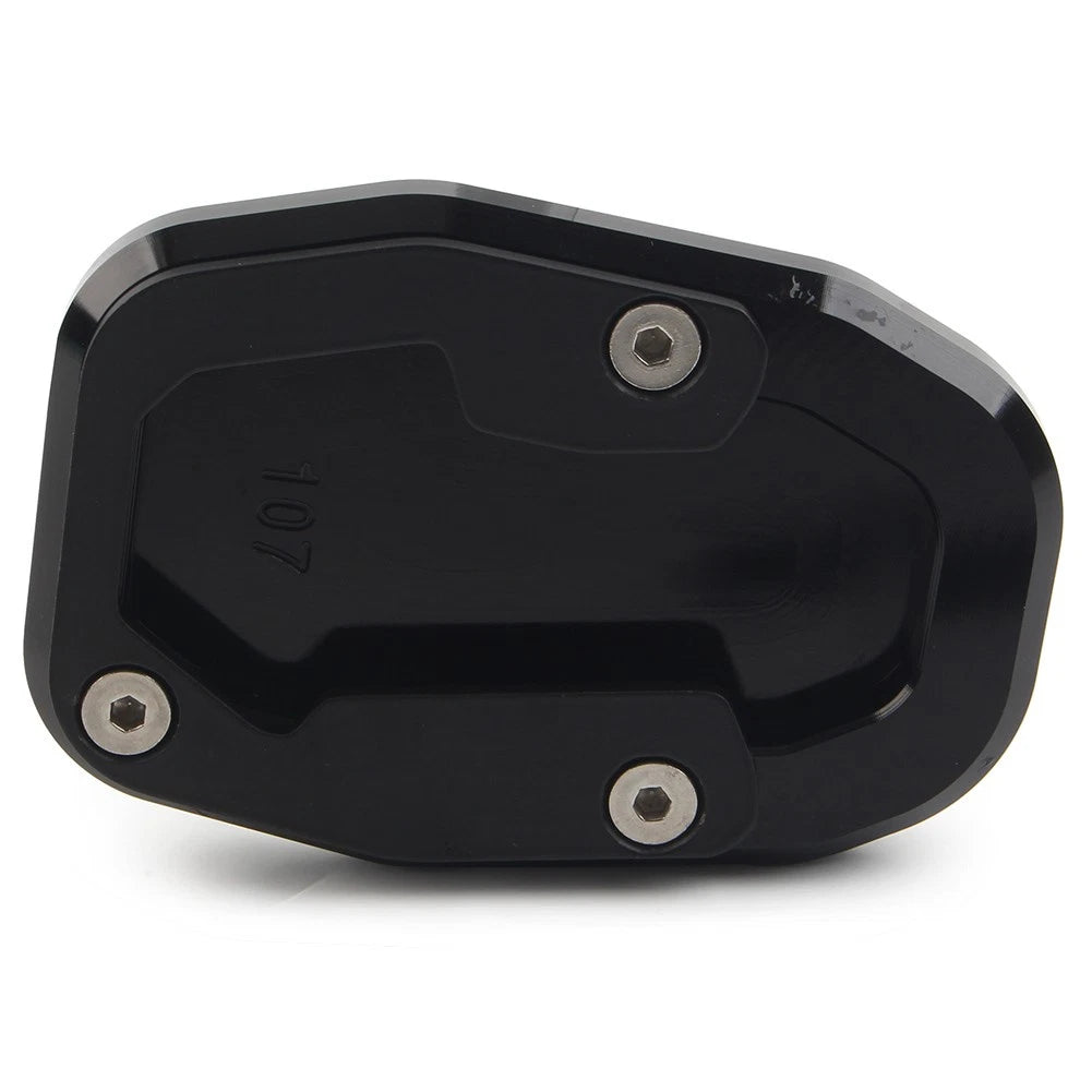 CNC Side Stand Enlarger Plate for Ducati Desert X 2022+ Aluminum Alloy Black