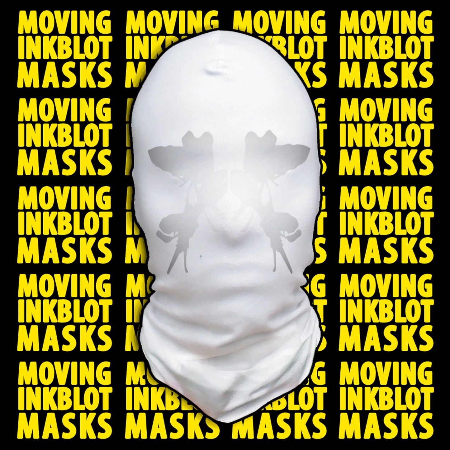 Rorschach Moving Inkblot Mask for Halloween Costume