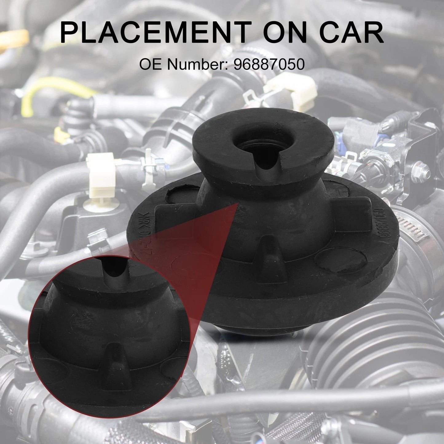 Lower Radiator Mount Bushing for Chevrolet Equinox