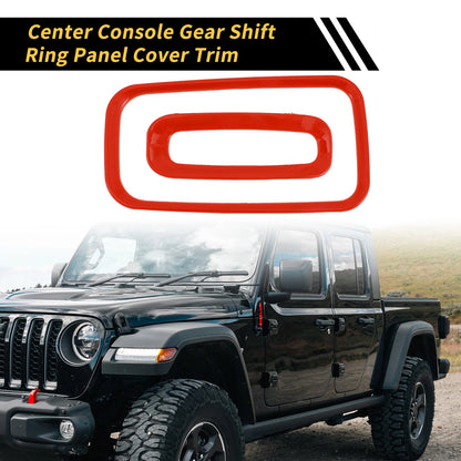 Center Console Gear Shift Ring Panel Cover Trim for Jeep Wrangler JK (2011-2017)