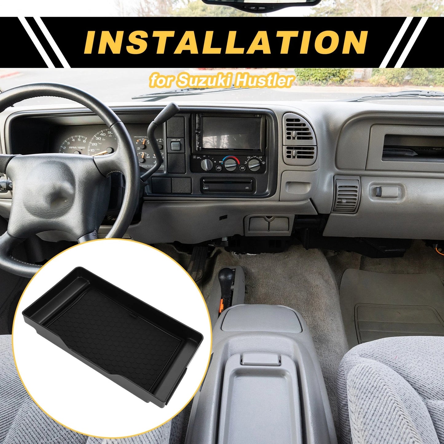 Center Console Armrest Organizer Tray for Suzuki Hustler (2014-2023)
