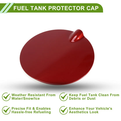 Fuel Tank Door Cap for Ford Focus 2007-2011 Fuel Filler Flap Cover Red