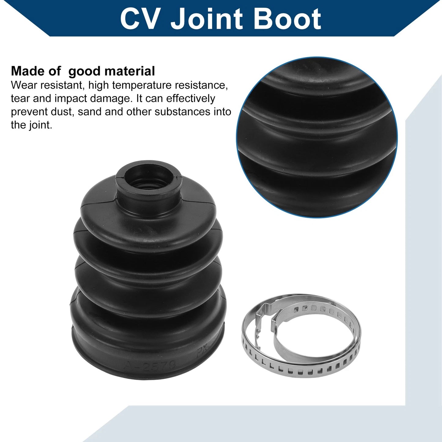 Outer CV Joint Boot Kit with Clamps for Porsche 911 (1999 - 2013)