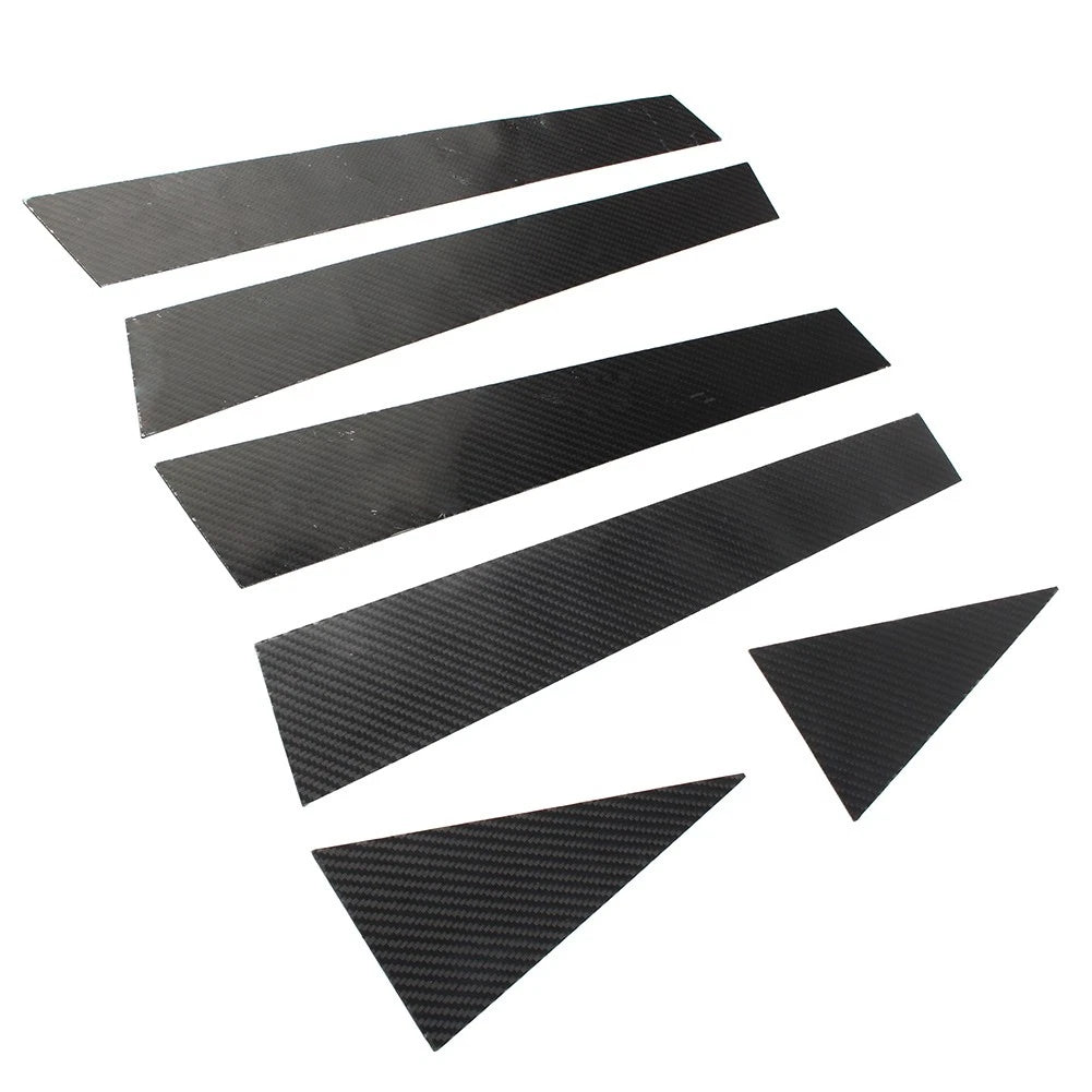 6 x Exterior Door Window B Pillar Post Cover Trim for Audi Q5 (2012-2017)