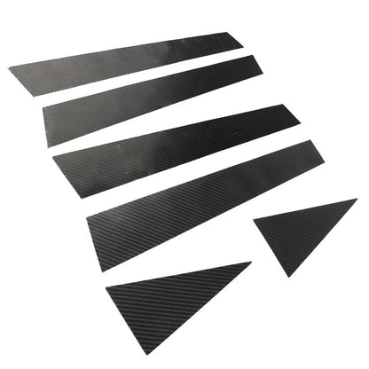 6 x Exterior Door Window B Pillar Post Cover Trim for Audi Q5 (2012-2017)