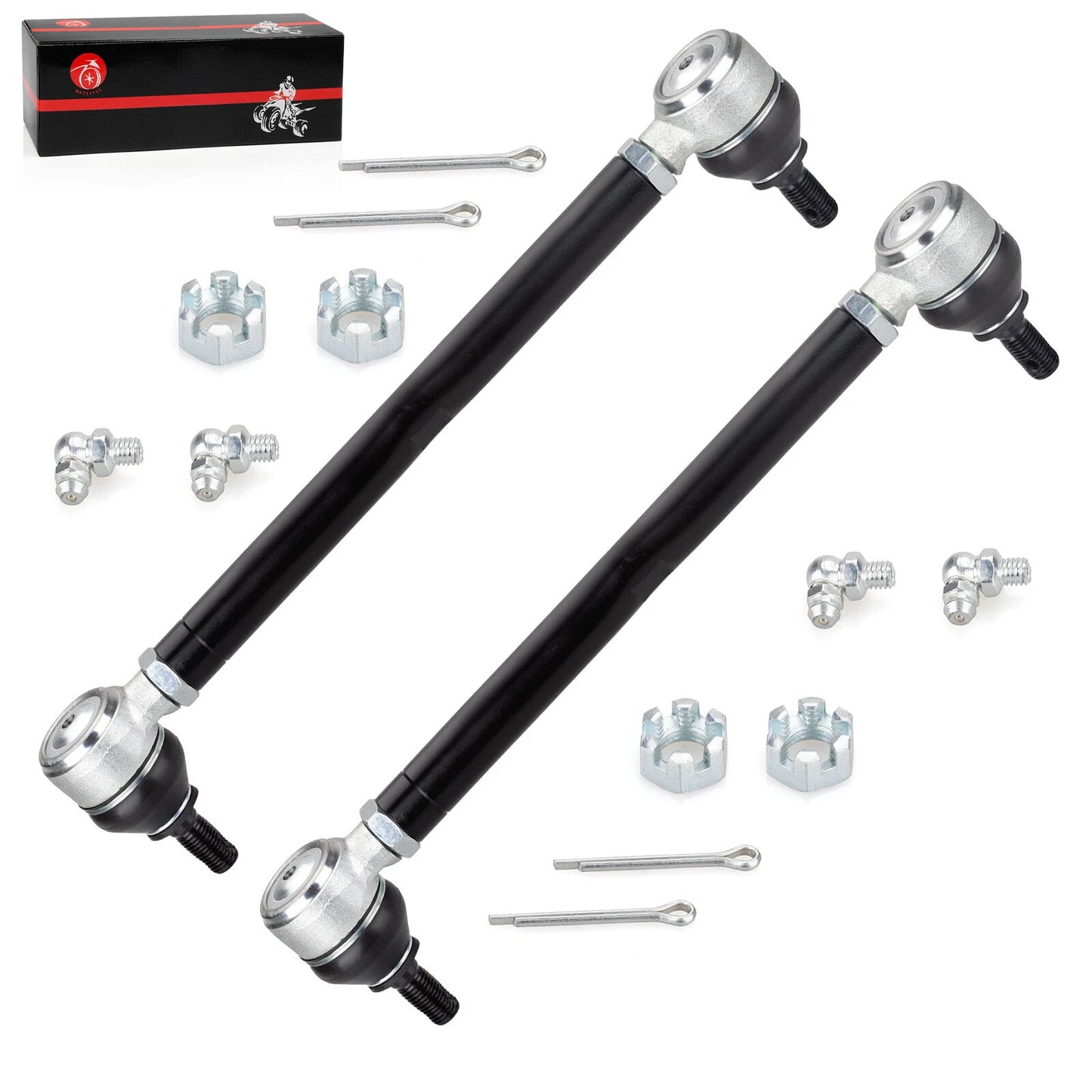 2 x Steering Tie Rod & Shaft Assembly for EZGO TXT Golf Cart (1994-2001)