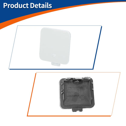 Front Tow Hook Cover for BMW 525i 530i 550i (2001-2010) - White