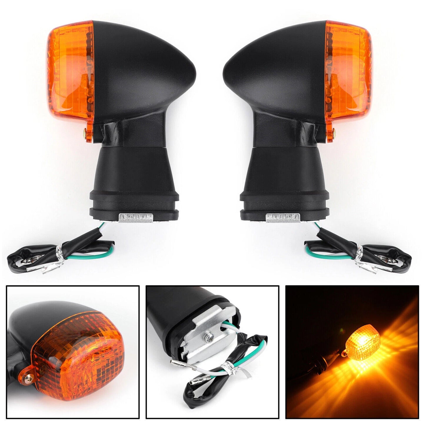 Front Turn Signal for Kawasaki Ninja ZX-6R/7R/9R/12R/EX500R/GPZ (2000-2023)