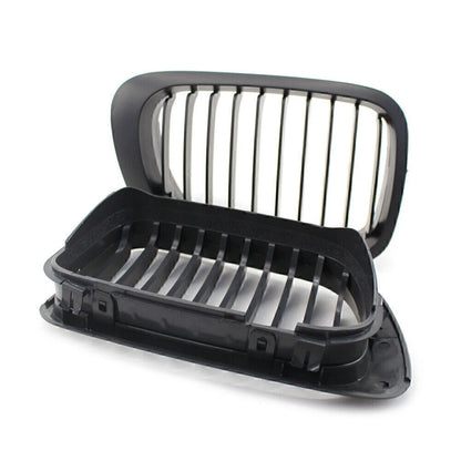 Matte Black Single Slat Front Bumper Grille for BMW 3 Series E46 Coupe/Cabrio (2000-2006)