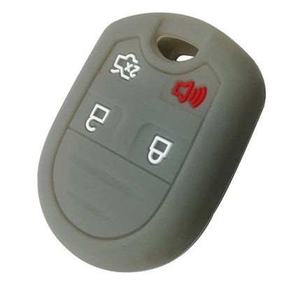 2 x Key Cover Case Fob for Ford Fiesta, Edge, Explorer, F-150, F-250, F-350