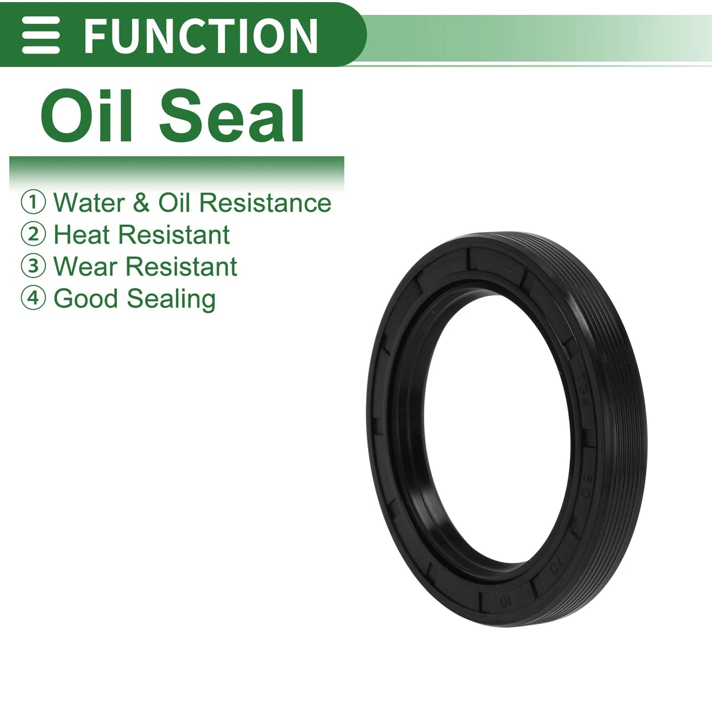 Oil Seal 50x70x10mm Seal Ring Rotary Shaft Seal NBR Rubber for Vehicle