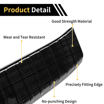 Bumper Guards Black for Toyota Highlander (2020-2024) 1 Pc