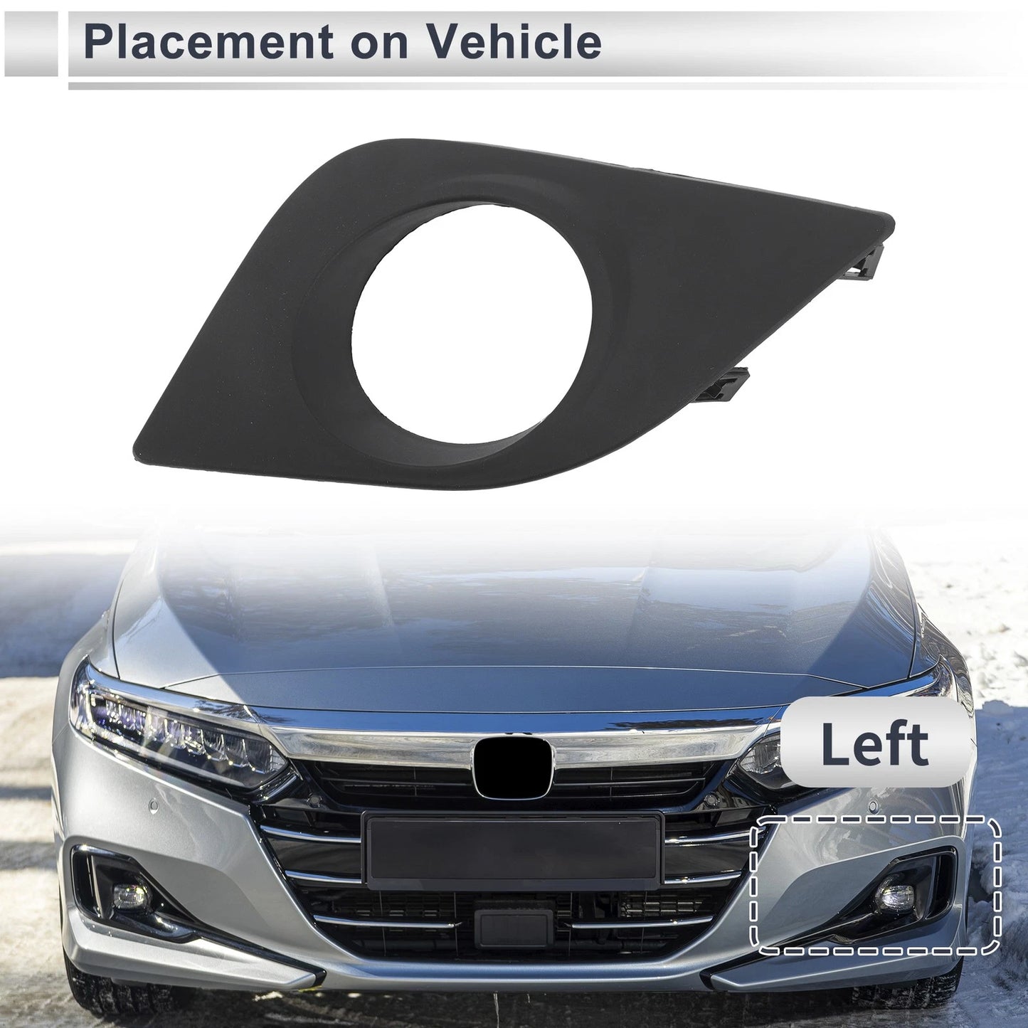Front Left Fog Light Grill for Toyota Corolla (2014-2016)