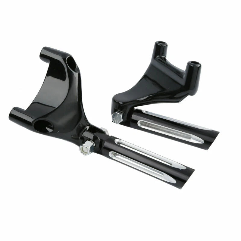 Rear Passenger Foot Pegs for Harley Sportster 883 1200 (2004-2013) Black