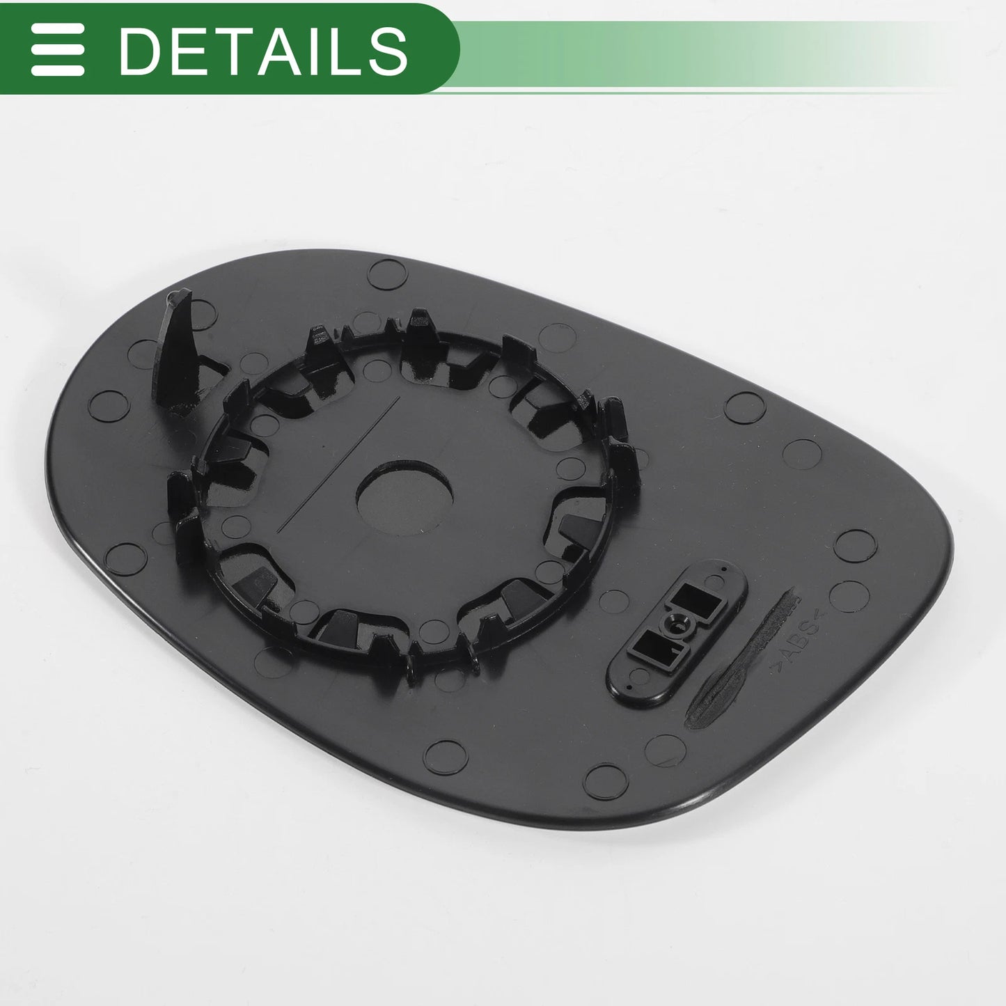 Right Side White Convex Mirror Glass for Ford Ka (2008-2017)