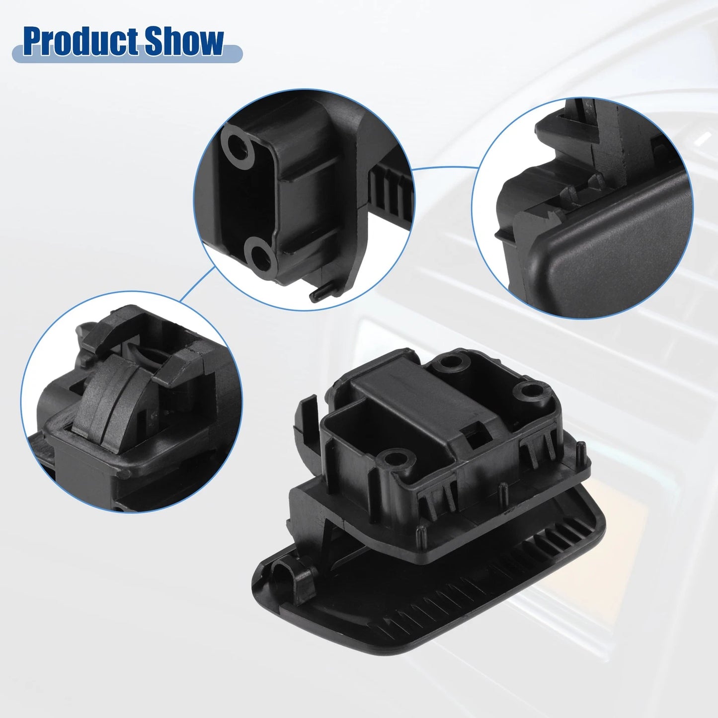 Glove Box Latch Handle for Ford Fiesta (2011-2019) - Black Clip