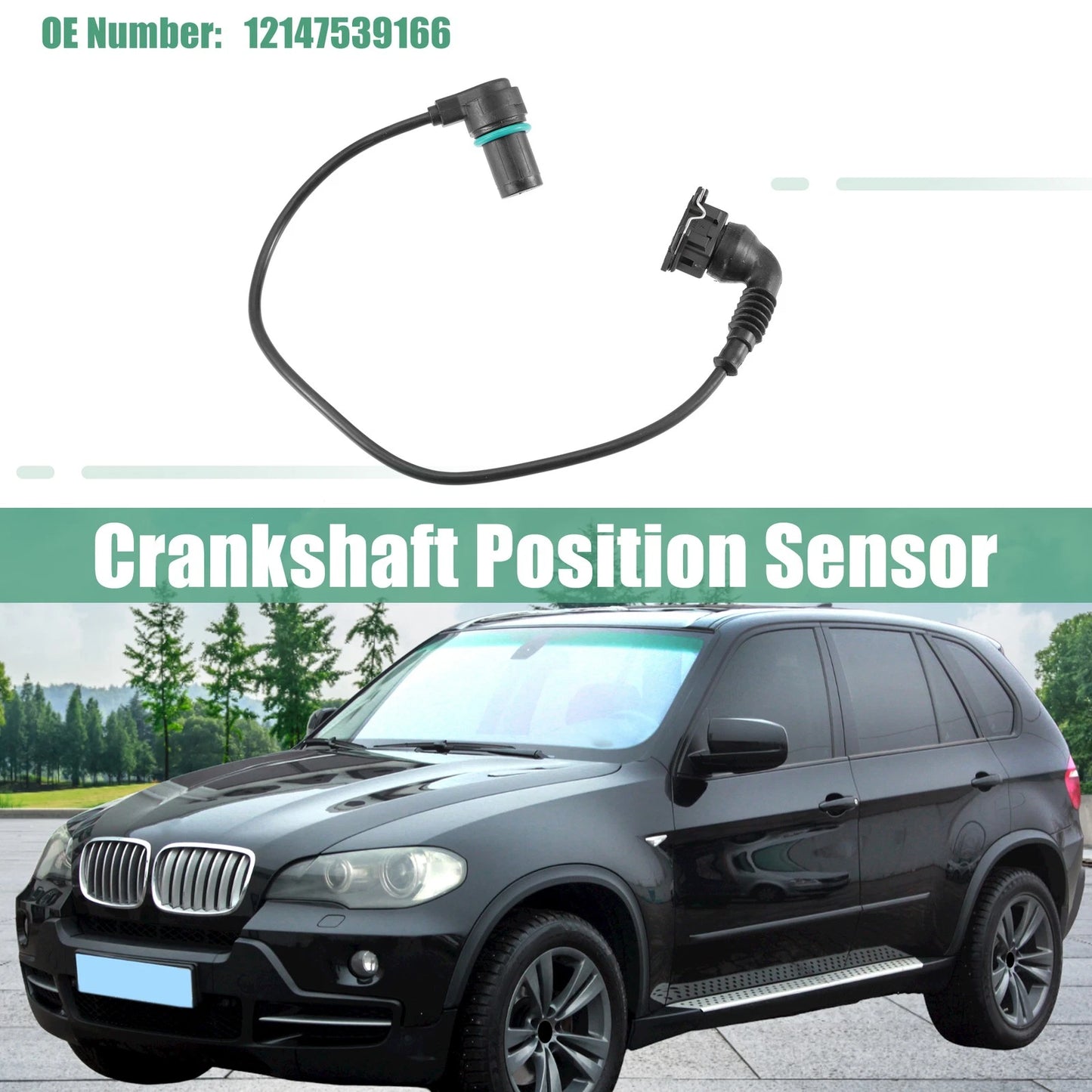 1x Car Engine Crankshaft Position Sensor 4.4L V8 for BMW 740iL Base