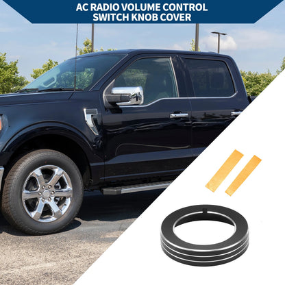 Headlight Switch Knob Cover Ring for Ford Mustang (2015-2020) Black 1 x