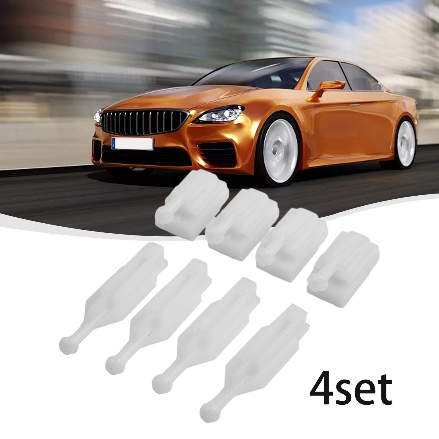 4 x Set Xenon Headlight Reflector Holder-Bracket for BMW E39 (1995–2003)