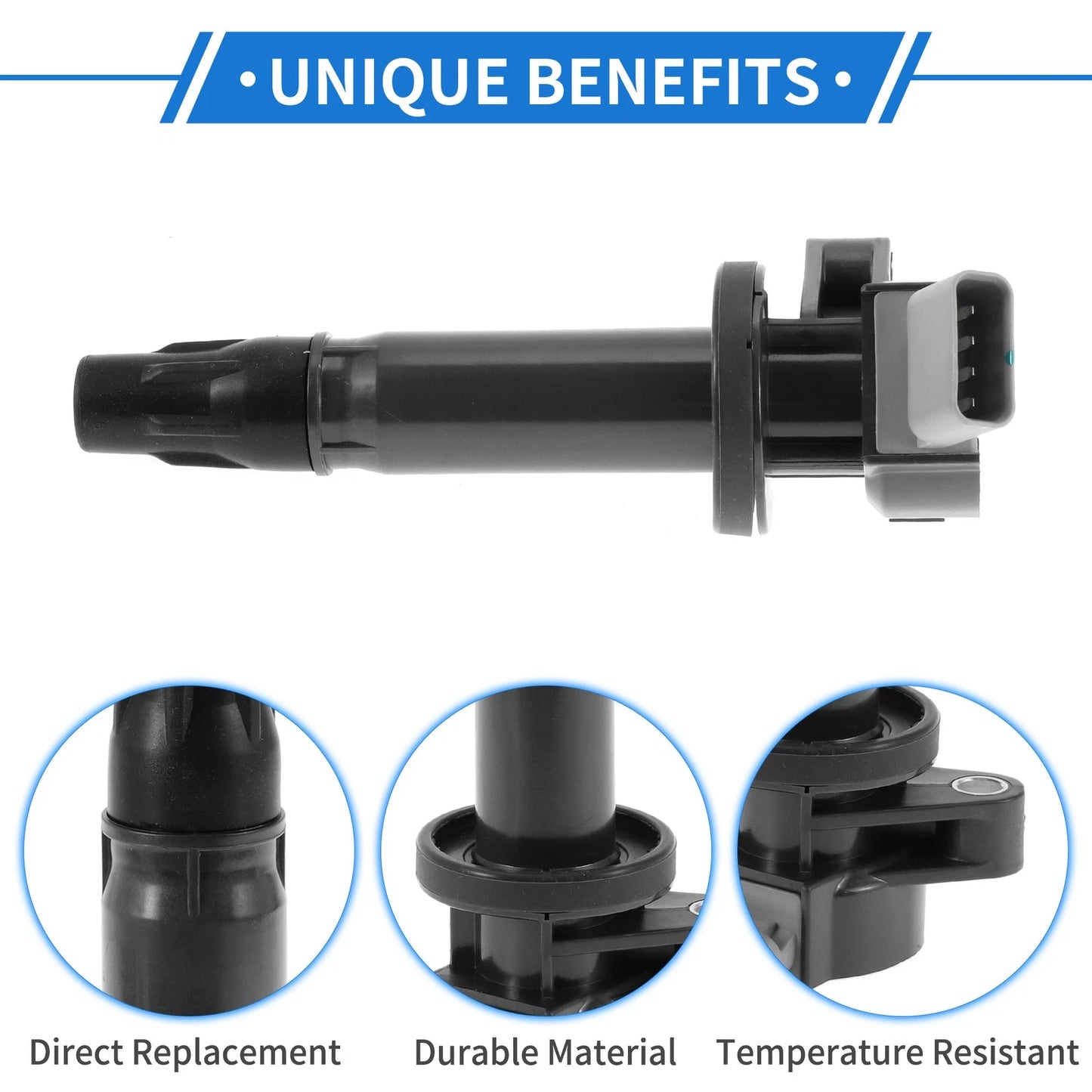 Ignition Coil Pack for Toyota Yaris/Vitz 2005-2022 (2 x Ignition Coils)