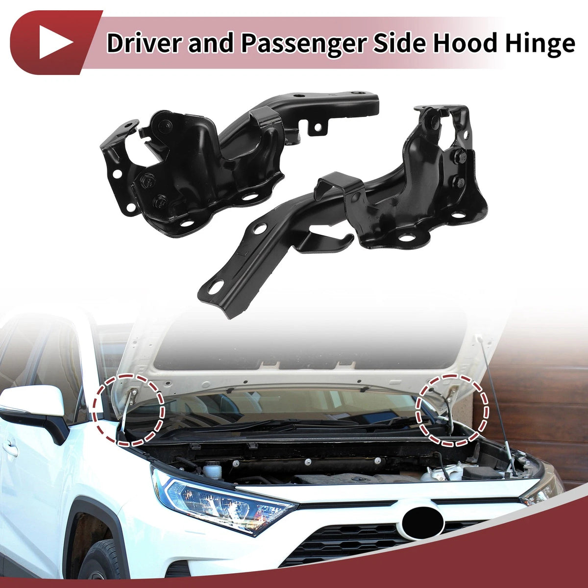 Hood Hinges 1 Pair for Lexus GX460 (2010-2021)