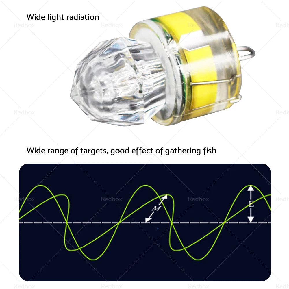 LED Flash Fishing Light for Deep Drop Underwater Squid Strobe Bait Lure