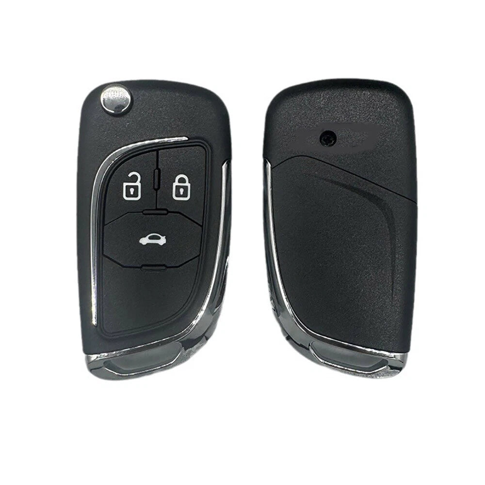 3 Button Remote Key Shell for Chevrolet Cruze, Aveo, Spark, Captiva, Orlando, Camaro (2010-2023)